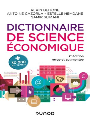 cover image of Dictionnaire de science économique--7e éd.